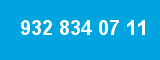 932 834 07 11